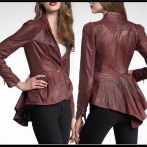 Nanette Lepore black leather jacket